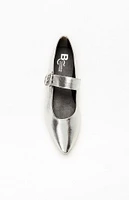 Seychelles Women's Silver Spinning Around Flats