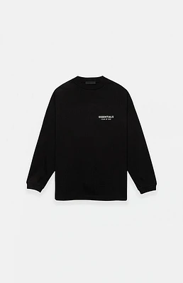 Fear of God Essentials Kids Black Long Sleeve T-Shirt