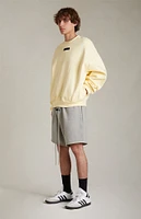 Fear of God Essentials Garden Yellow Crew Neck Sweatshirt