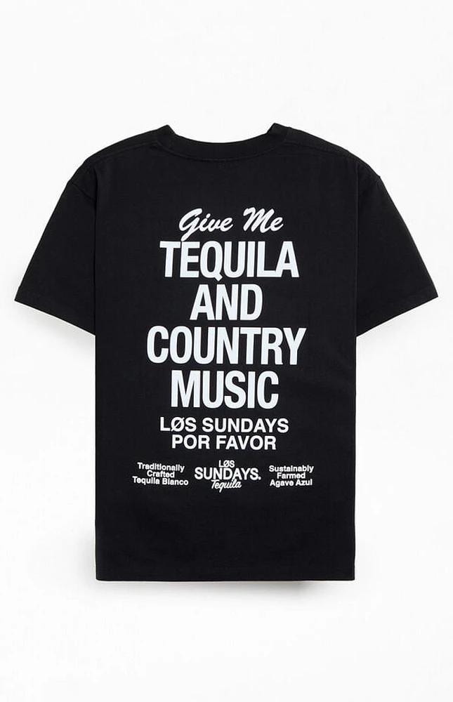 Los Sundays The Tequila & Country Music T-Shirt