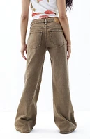 PacSun Lena Brown Low Rise Super Baggy Jeans