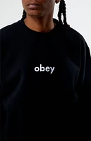 Obey Lowercase Crew Neck Sweatshirt