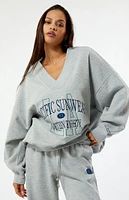 PacSun Pacific Sunwear 1980 LA V-Neck Sweatshirt