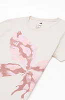 adidas Kids Heather Oatmeal Regular Fit T-Shirt