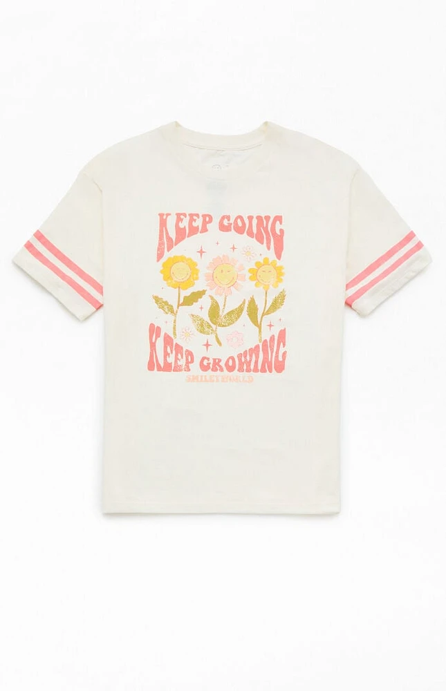 Keep Going Smiley World T-Shirt