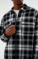 PacSun Full Zip Flannel Shirt