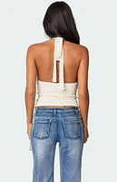 Edikted Willow Textured Halter Top