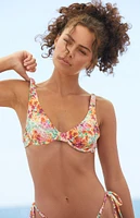 Rhythm Sierra Floral Underwire Bralette Bikini Top