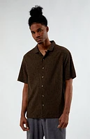 Pacsun Santiago Brown Camp Shirt