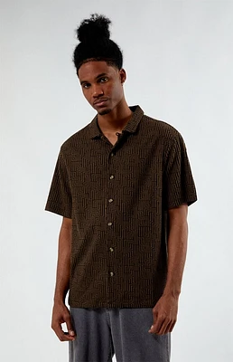 PacSun Santiago Brown Camp Shirt