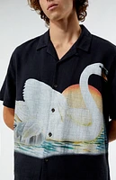 Pacsun Swan Oversized Camp Shirt