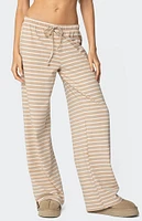 Edikted Jona Stripey Slit Pants