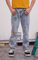 Pacsun Kids Doodle Straight Leg Jeans
