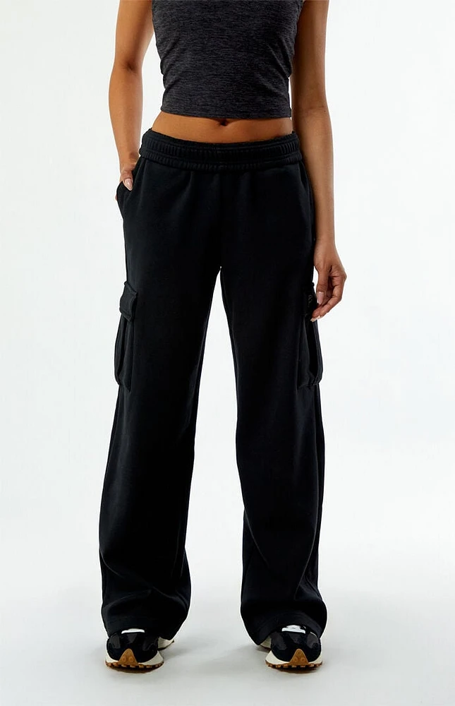FABLETICS Active Cozy Fleece Wide Leg Cargo Sweatpants