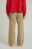 PacSun Tan Extreme Baggy Carpenter Jeans