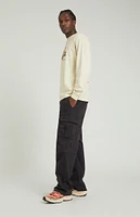 PacSun Stretch Brody Black Cotton Cargo Pants