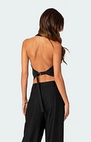 Edikted Finn Open Back Vest Top