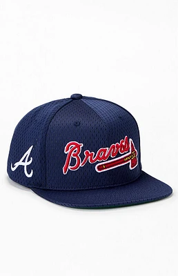 Mitchell & Ness Atlanta Braves Meshed Up Snapback Hat