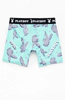 Playboy By PacSun Teal Boxer Briefs