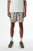 Civil Concrete Fleece Baggy Sweat Shorts