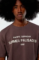 PacSun Plum Pacific Sunwear Summer Palisades Knit T-Shirt