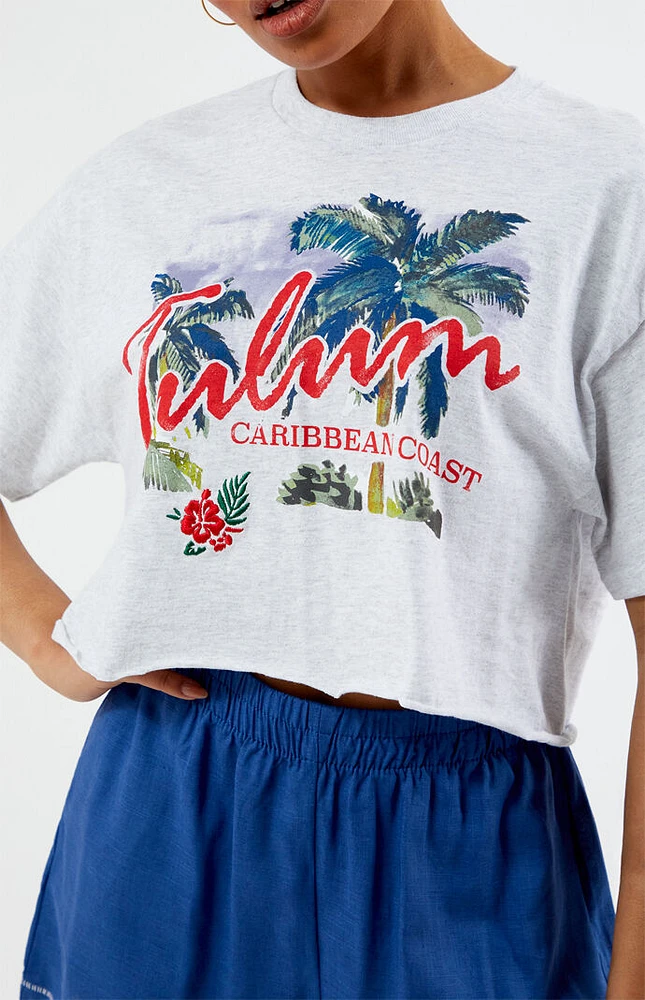 Tulum Boxy Cropped T-Shirt