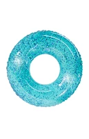 PoolCandy Inflatable 42" Aqua Glitter Beach and Pool Tube