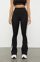 PAC 1980 WHISPER Active Classic Stripe Flare Yoga Pants