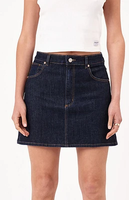 ABRAND A-Line Denim Mini Skirt