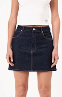 ABRAND A-Line Denim Mini Skirt