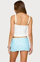 Edikted Karin Cut Out Ribbed Tank Top