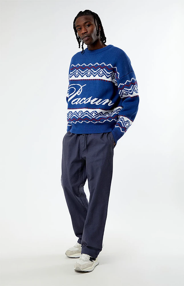 PacSun Fairisle Crew Sweater