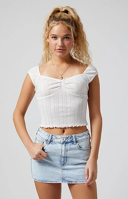 PacSun Bella Light Indigo Denim Skirt