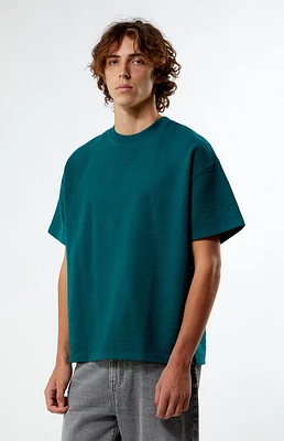 Pacsun Green Oversized Jacquard Knit T-Shirt