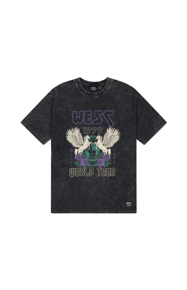Mason Wesc World Tour Enzyme Washed T-Shirt