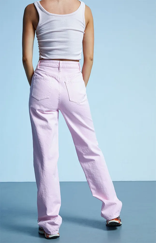 Pink Boyfriend Jeans
