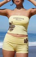 Hawaiian Tropic Fold-Over Shorts