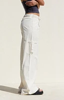 PacSun Bone Low Rise Baggy Flare Pants