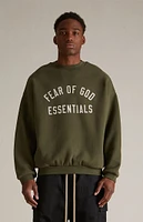 Fear of God Essentials Military Fleece Crew Neck Sweatshirt