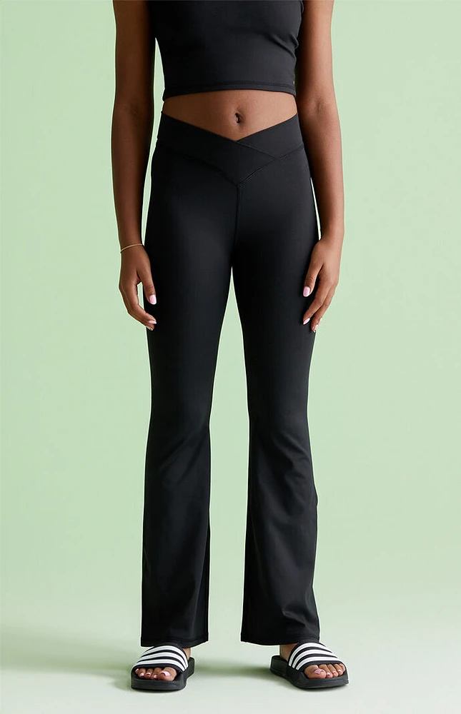 PAC WHISPER Active Crossover Flare Yoga Pants