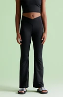 PAC 1980 Kids WHISPER Active Crossover Flare Yoga Pants