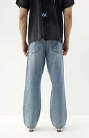 Pacsun Medium Indigo Baggy Panel Jeans