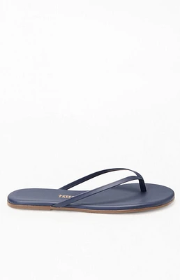 TKEES Women's Navy Liners Sandals