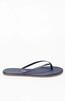 TKEES Women's Navy Liners Sandals