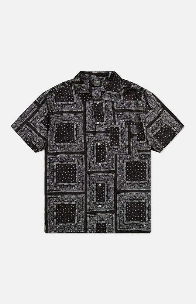 WeSC America Inc Black Bandana Camp Shirt