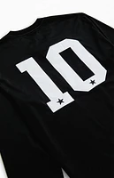 Pacsun Black Palisades Long Sleeve Hockey Jersey