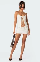 Edikted Alessia Ruffled Mini Skirt
