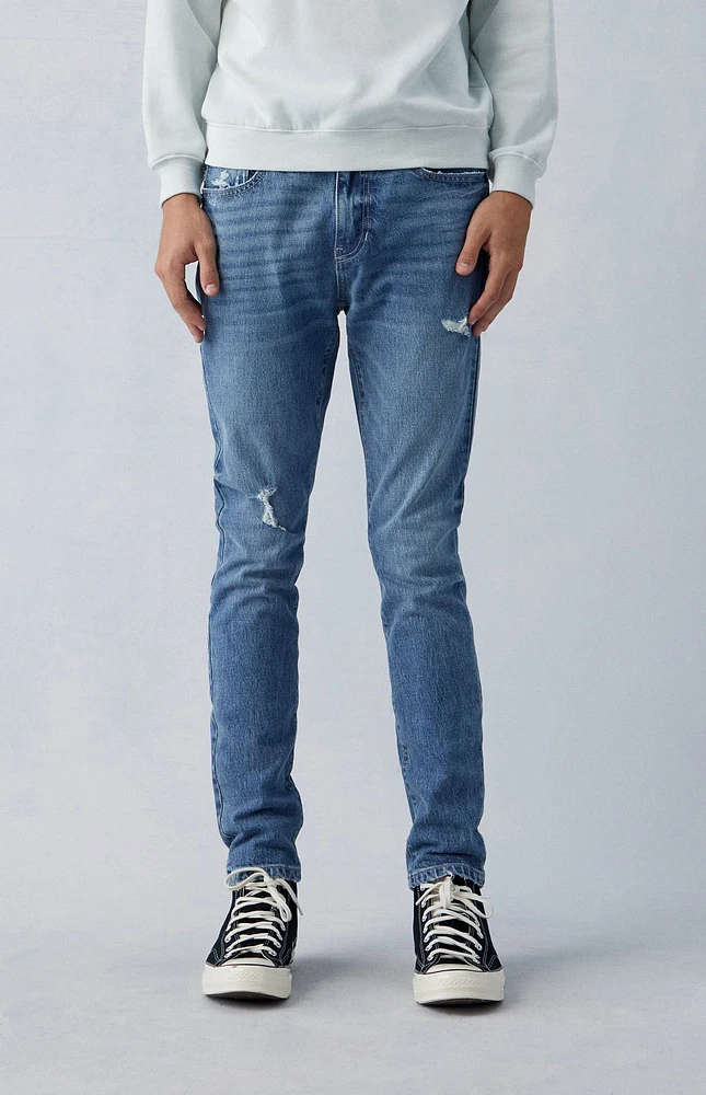 Comfort Stretch Indigo Skinny Jeans