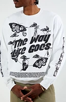 Pacsun The Way Life Goes Crew Neck Sweatshirt