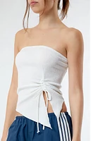 LA Hearts Strapless Ruched Tube Top